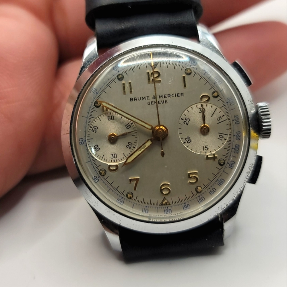 Baume & Mercier 902 chronograph vintage 1950s